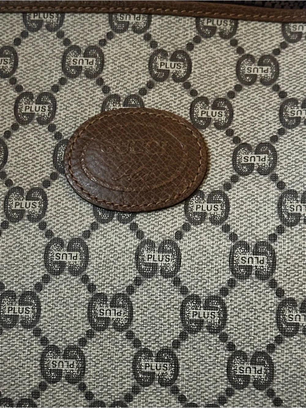 Gucci GG Plus Vintage Clutch